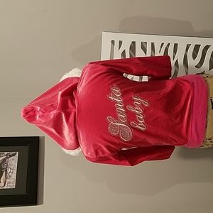Victoria Secret Vintage (Sexy little things) "Santa Baby" bling hoodie/jacket